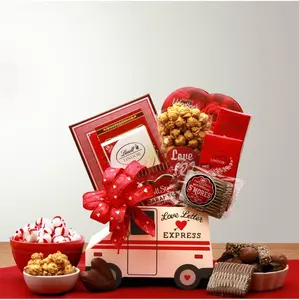 Valentines Day Gift Box - Valentine's Day Care Package, Valentine Gift Basket, Gift for Her & Him, Be My Valentine
