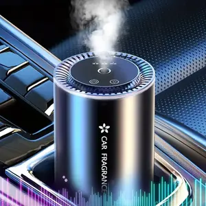 Car Accessories, World Cup Gifts, Car Air Fresheners,Adjustable Rechargeable Aroma Diffuser, Mini Nano Automatic Perfume Sprayer, Deodorizing Essential Oil Diffuser, Starlight Car Ceiling Ambient Light, Refillable Essential Oil Car Aromatherapy Deodorizer