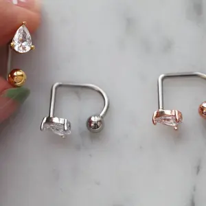 16g Teardrop Medusa Ring 16g Teardrop Medusa Ring