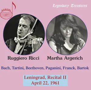Bach,J.S. / Argerich / Ricci - Leningrand Recital 2  [COMPACT DISC - CD]