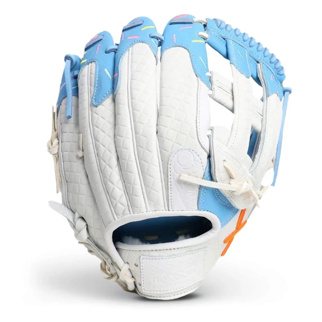 Unisex Leather Softball Glove - Ice Cream Themed Design, Multi-Size Custom Fit Ball Sports Equipment