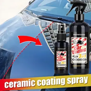 Grade Car Ceramic Coating Spray, 3-In-1 Nano Polish for Automotive Use, Car Paint Coating, Glossy Finish, Surface Repair, Advanced Nanotechnology, High-Quality Detailer