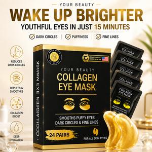 【Deals For you Days】Collagen Under Eye Patches (24 Pairs) - eye mask - Collagen Skin Care Products, treatment for Puffy Eyes,Dark Circles & Wrinkle-Collagen Eye Pads -Under eye Bags &Fine Lines