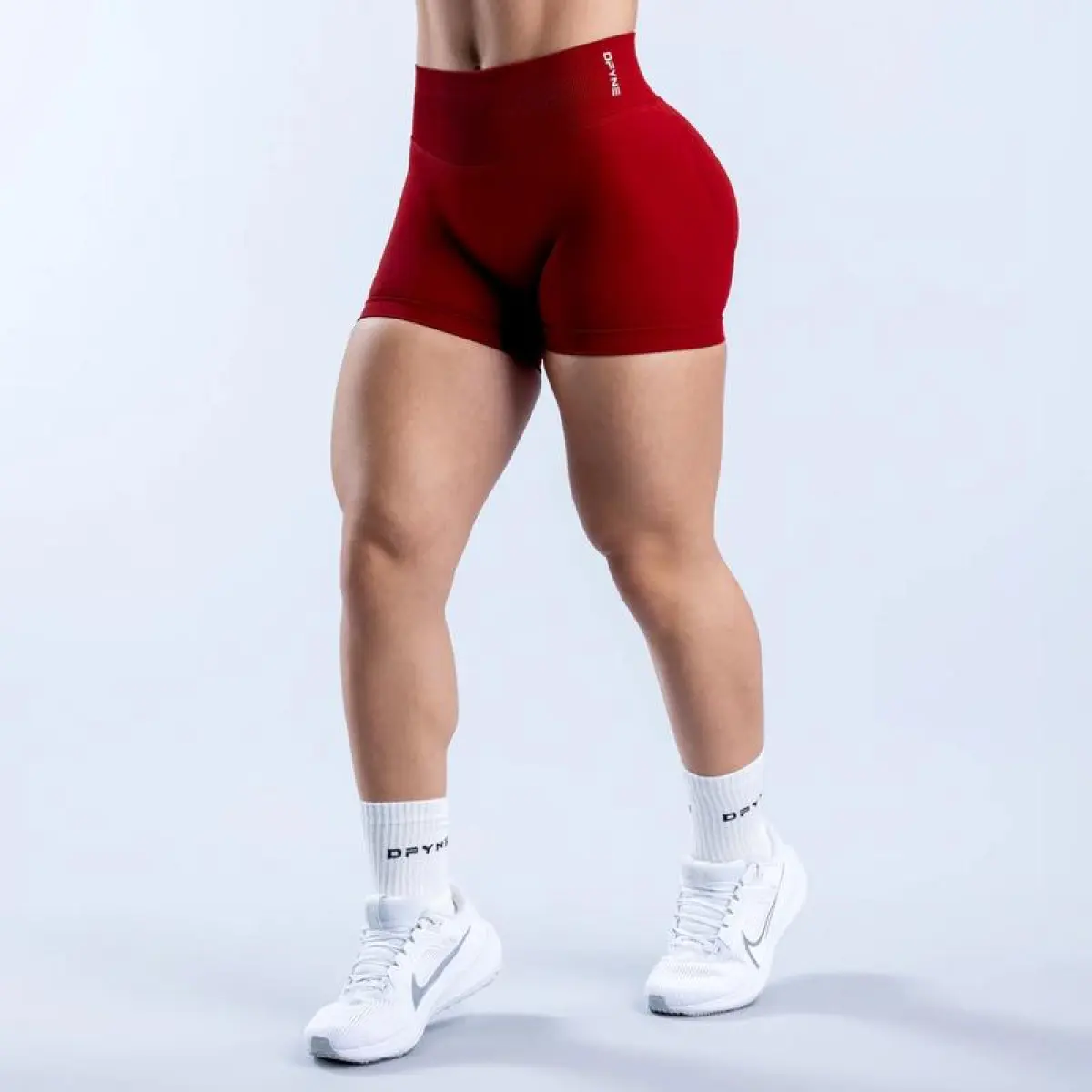 DFYNE Impact Shorts High Stretch Glute Contour Medium Support Fitted Gym Yoga Wear