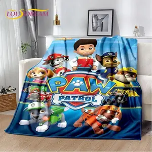 3D P-Patrol Cute Cartoon Dog HD Blanket,Soft Throw Blanket for Home Bedroom Bed Sofa Picnic Travel Cover Blanket Kids Gift Cover