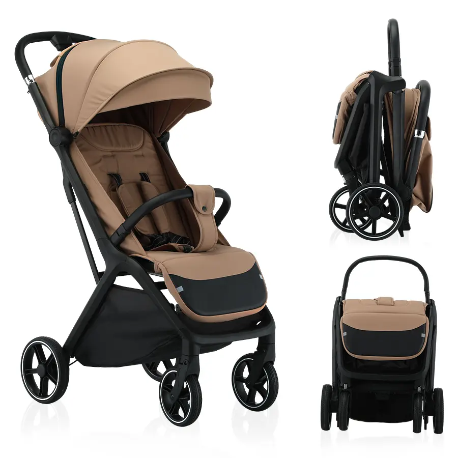 2 in 1 Baby Stroller, One-click Folding LightweightFoldable , Perfect for Travel, Shopping & Daily Walks,Ergonomic Design, Aluminum Alloy Frame