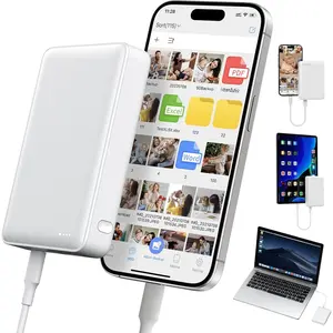 Hard Drive for Phone & : USB Flash Storage Device Photo Memory Stick for , iPad, MacBook Compatible with  iOS & Android Cellphone Backup Pictures, Videos, Etc (1, TB)