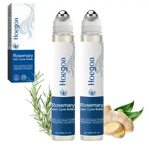 2 Counts/set Hair Essential Serum Cycle Roller with Rosemary Oil, Plant Essential Oil Extract for Thicker, Fuller Hair, Scalp Treatment Serum for Women and Men