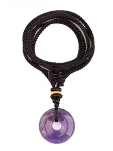 20mm Peaceful Drop Pendant Necklace, Large Hole Circle, Peace Buckle, Elegant Jewelry Accessory, Perfect for Daily Wear and Gifts, Gift Ready