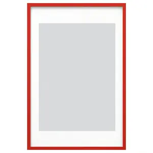 Frame, red, 24x36 Picture frames, poster frames, wall-mountable horizontally or vertically - slide-in frame strips, scratch-resistant wall gallery frames.