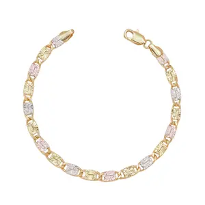 Square Link Spliced Chain Punk Hip-Hop Unisex Bracelet Gold Tone Fashion Accessory for Men & Women Dainty Gold Plated Trendy Stack Bangle