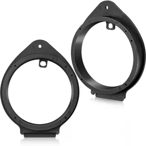 Aftermarket Front & Rear Door Speaker Adapter Spacer Ring for GM GMC 2006-2019, Chevy 2006-2021, Cadillac 2007-2014 Vehicles 6.5 Inch Speaker Bracket Installation 2 Pack