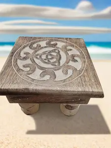 Triquetra Wooden Altar Table