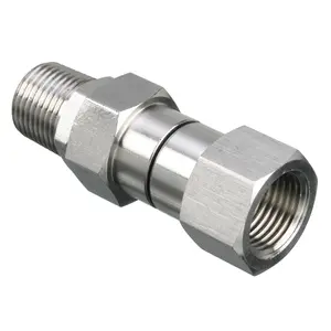 M MINGLE Pressure Washer Swivel, 3/8 Inch NPT Male Thread Fitting, Stainless Steel, 4500 PSI，Christmas gifts