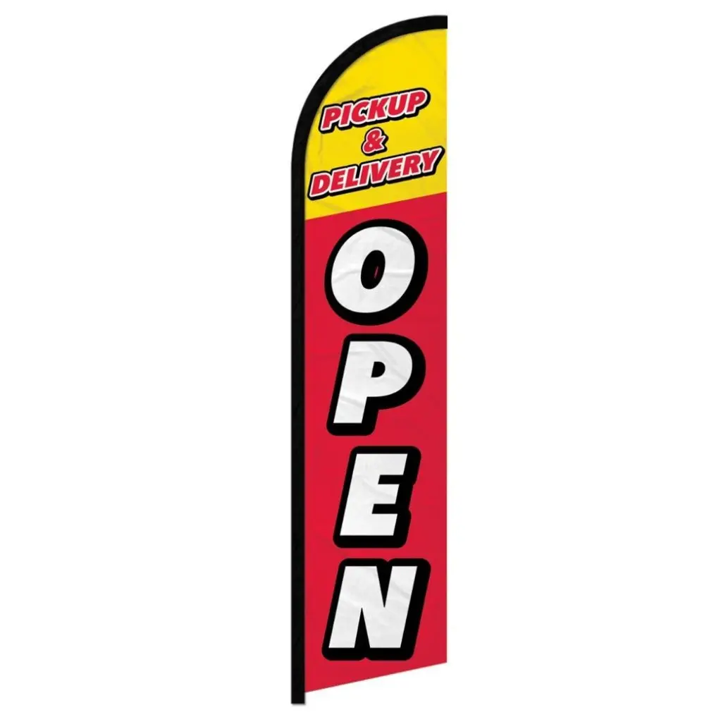 Wear-Resistant Outdoor Banners - 11.5ft x 2.5ft Windproof Synthetic Polyester Flat Banners with Curved Sleeve, Easy-Install Decorative Fabric Backdrop for Home, Engagement Party & Pickup-Delivery Use