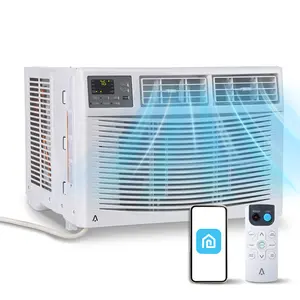 12000 BTU Window Air Conditioner – 3-in-1 Cooling, Fan & Dehumidifier, WiFi & Remote, Energy Efficient, Quiet, Reusable Filter – White
