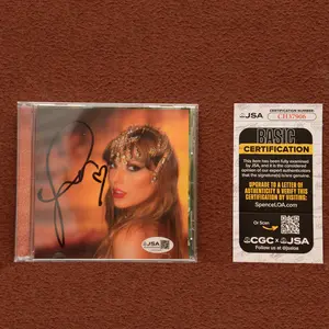 Taylor Swift Signed JSA Authenticated "The Life of a Showgirl" CD