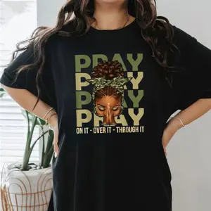Fortify Your Faith With Inspirational Black Woman Afro Christian Sayings Shirt, Christian Inspirational , Unisex Sweater Pullover Tee