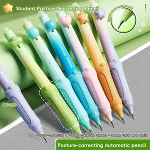 3pcs Creative Style, Simple Retractable Art Mechanical Pencil 0.9mm Lead, Ideal for Students Drawing Sketching Markers Supplies