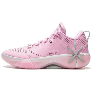 LiNing Wade Phantom 6 Low-Top Basketball Shoes for Men with Full-Length Bounse Technology, Enhanced Grip, Lightweight Stability, and Anti-Torsion Support in Pink Trending Shoes, House White Official Shoes to Get / Maison Mihara