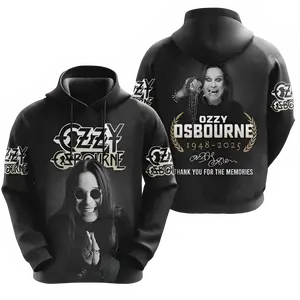 Vintage Ozzy Osbourne Band 3D Print Hoodie Men Women Fashion Casual Hoodies