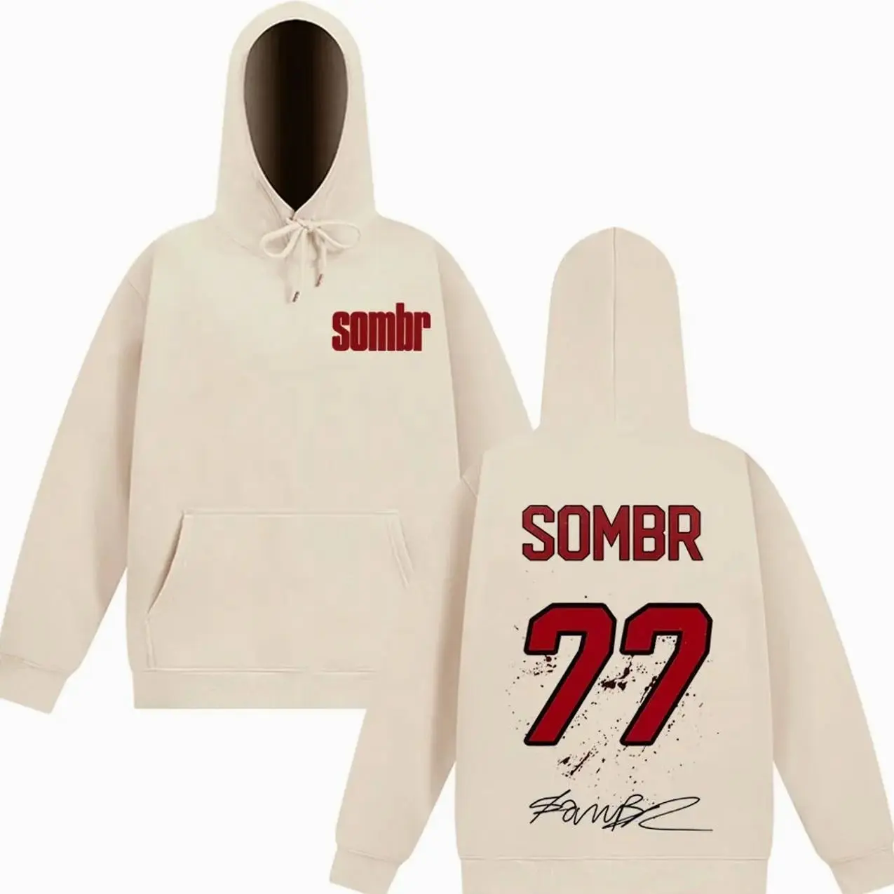 Sombr The Late Nights & Young Romance Tour 2025 Graphic Hoodie Casual Fleece Fabric Cotton Pullover Hooded Sweatshirt Tops Trendy for Women for Men