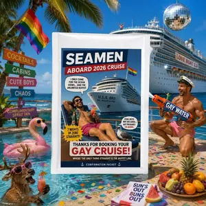 Gay Cruise Prank Mailer, Novel Gag Gift for LGBTQ+ Travel Enthusiasts
