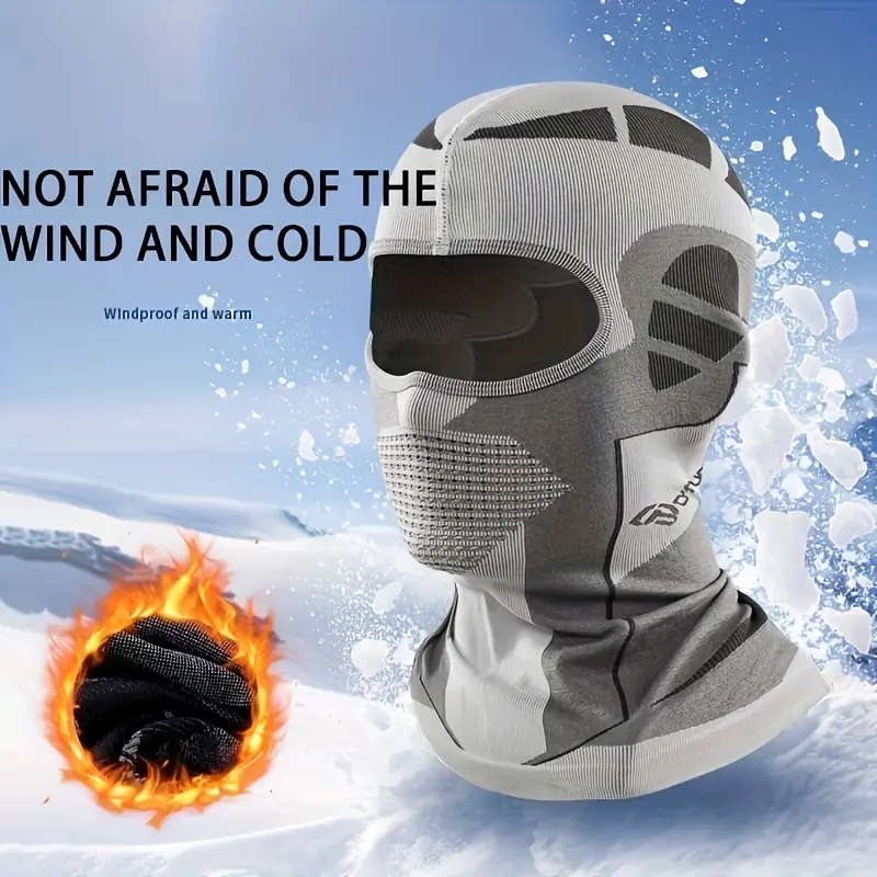 Adjustable Cotton Full Balaclava Ski Masks for Unisex Adults, Windproof Thermal Face Protection for Cold Weather, Face Masks, Fleece, Anti-Odour, Face Cover Balaclava, Ski Face Mask