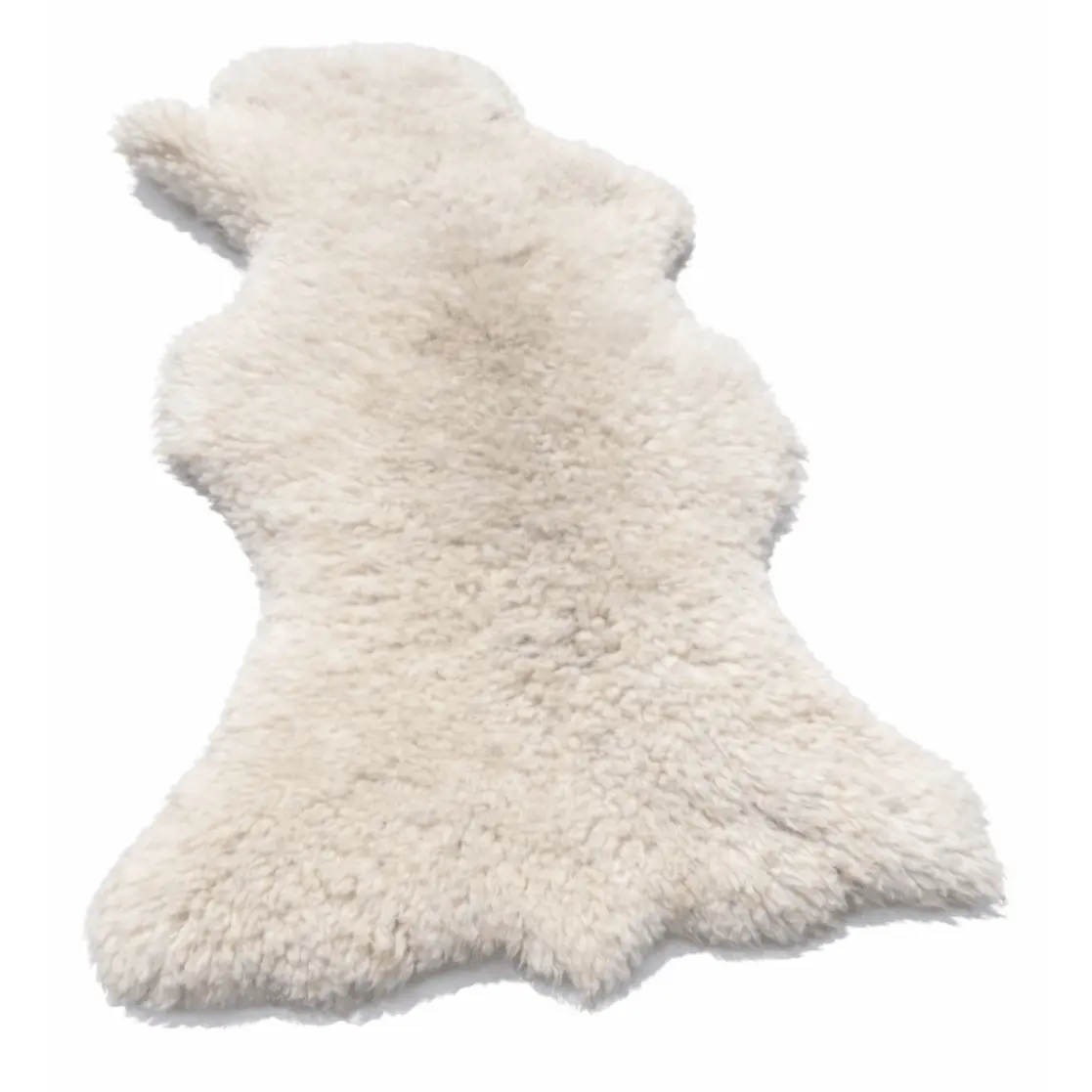 Argentine Sheepskin Throw - Natural Ivory | 2.5x 2' Plush Wool