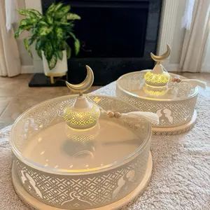 Ramadan & Eid serving with LED light size Large