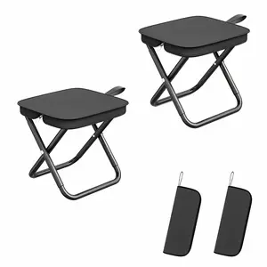 【Mother’s Day Gift】Portable Folding Chair Ultra Lightweight 1.5 lbs Collapsible Stool, Upgraded Retractable Telescoping Camping Stool, 400lb Heavy Duty Outdoor Seat for Hiking Fishing BBQ Camping Travel Gift for Her & Him essentials