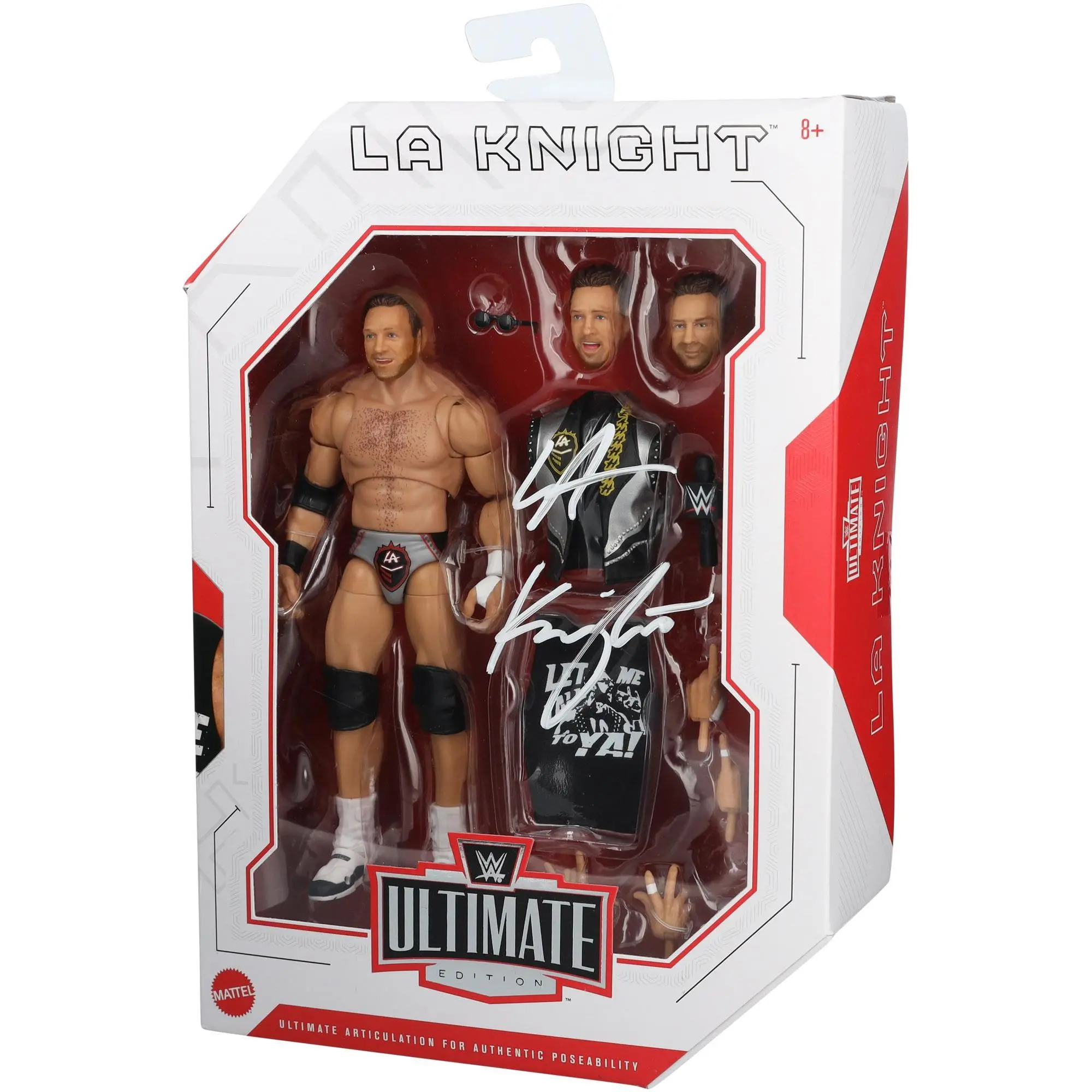LA Knight WWE Mattel Ultimate Edition Wave 23 Action Figure - Fanatics Authentic Certified - Wrestling Memorabilia