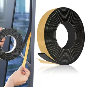 33'L X 1/8" T X 1" W Pipe Wrap Insulation Foam Seal Tape, Weather Stripping Door Seal Strip for Doors and Windows, Foam Insulation Tape Self Adhesive CHAOGANG