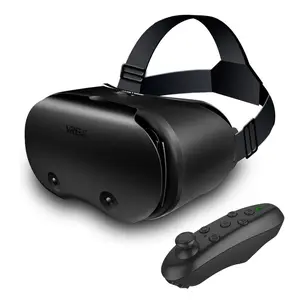 Adjustable Head Strap Wearable VR Headset - 1080P HD Display, Lightweight Design for Smartphone Game, Mobile Media Viewing