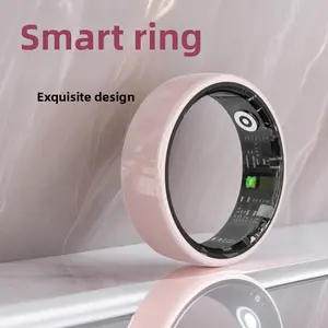 R12 Intelligent Ring with Heart Rate Sleep Monitor Step Counter Sports Activity Tracker Gesture Control Ceramic Bluetooth Fitness Band