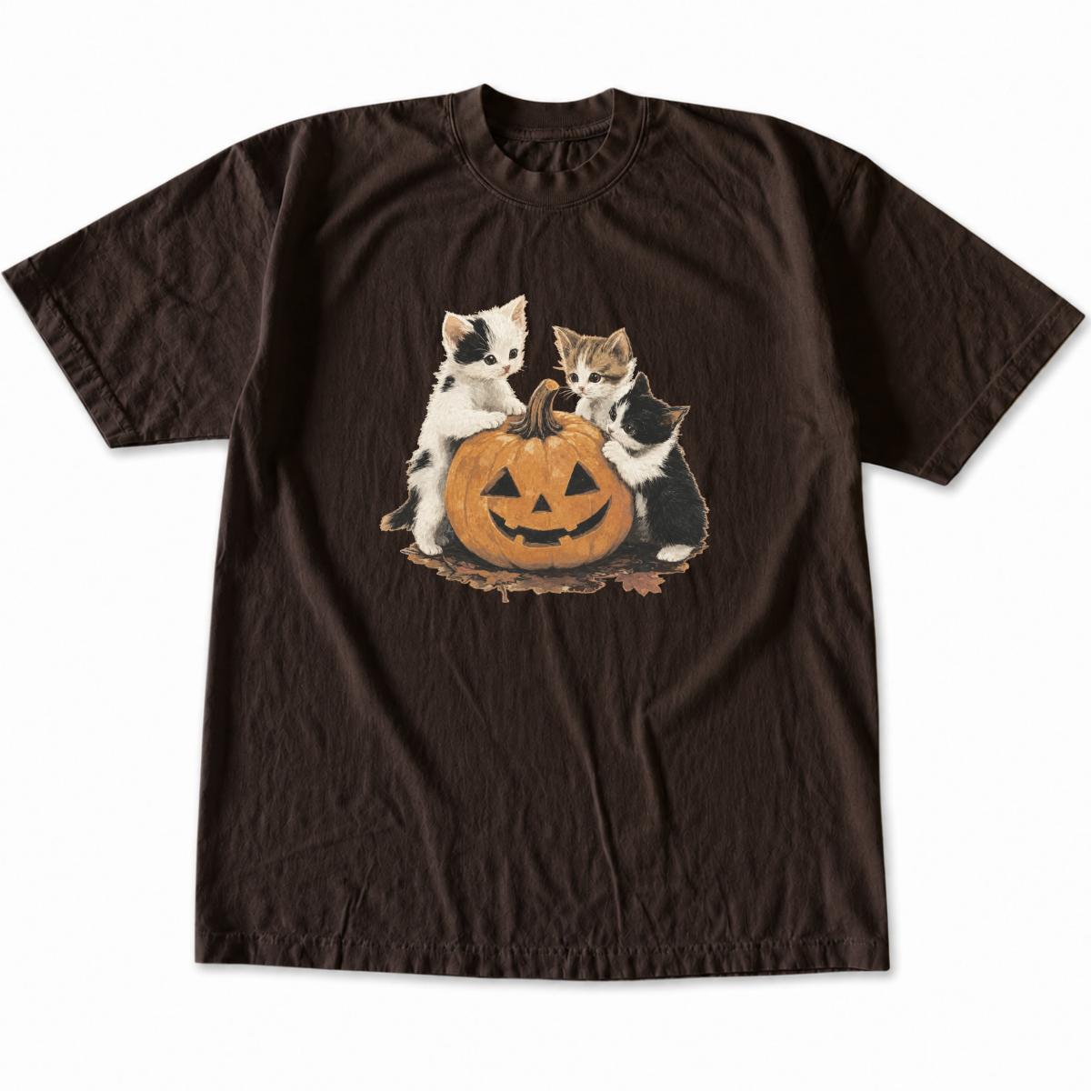 Vintage 90s Cat Halloween Shirt, Retro Halloween Shirt, Spooky Season Tee, Pumpkin Shirt, Cat Lover Shirt, Black Cat Shirt, Spooky Season Unisex Womenswear Graphic Tops
