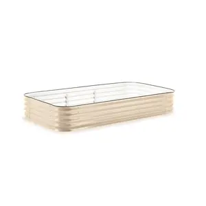 Large Modular Metal Raised Garden Bed Kit - 15” Tall