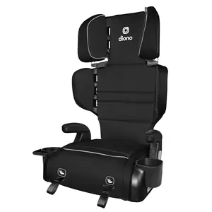 Diono Connect3 RXT 2-in-1 High Back Booster Car Seat – Slim Fit 3-Across, Lightweight with LATCH (40–120 lb)