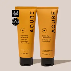 Brightening Facial Scrub + Cleansing Gel ACURE