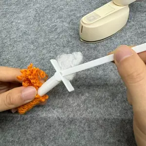 Doll Fabric Filling Tool, Cotton Stuffing Tool for Crochet Dolls, Sewing Hook Needles Filling Tool, Best Gift for Friends, Sewing Tools