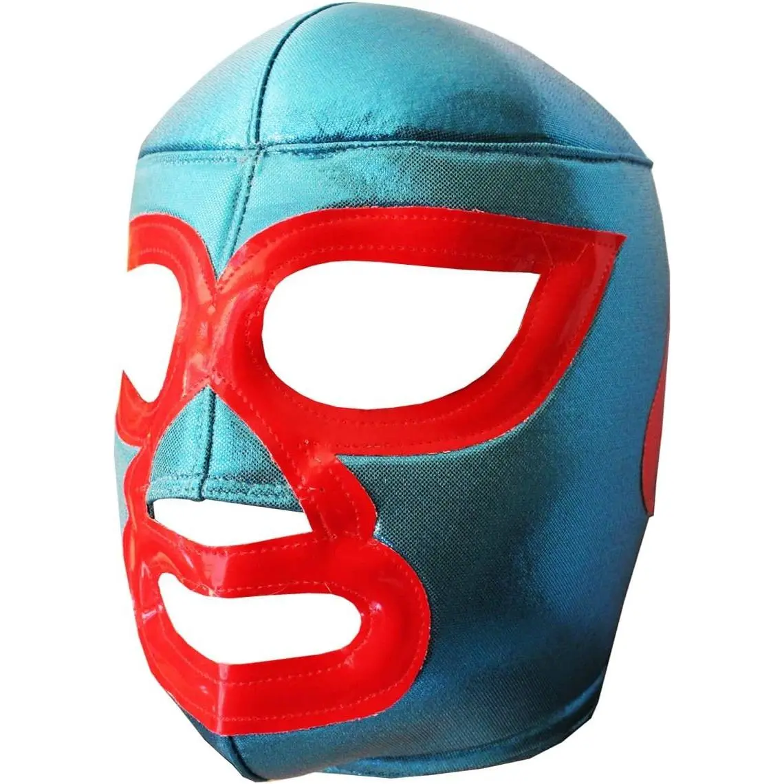DIS Nacho Libre PRO-Fit Lucha Libre Wrestling Mask, Light Lace Back Lace Comfortable Foam Costume Wear Gift (Home Supplies Miscellaneous Home Raincoats Accessory)