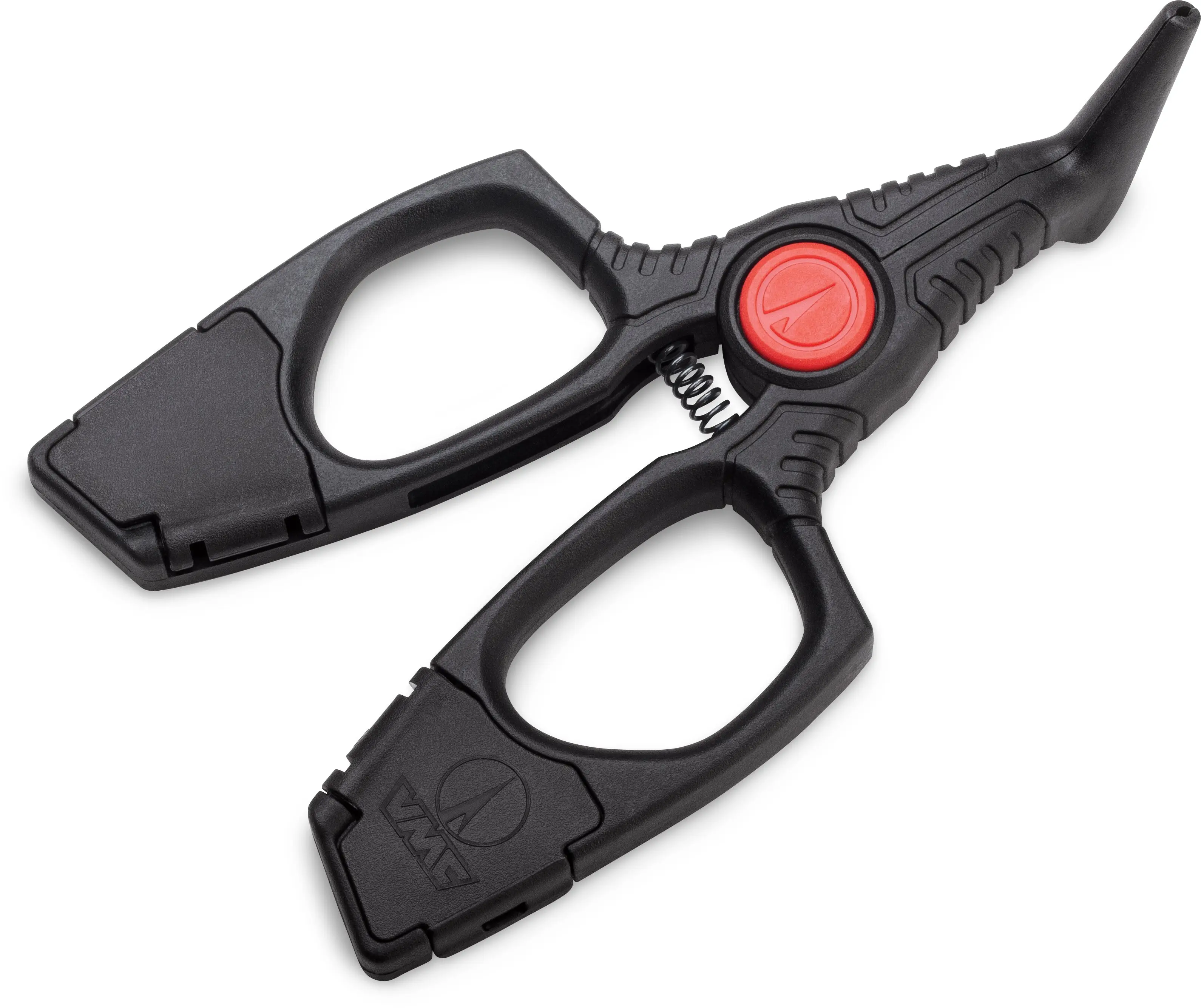 VMC Crossover Ring Rigging Pliers, Plastic Fisherman Accessories with 6mm Split Ring Accessories & Built-in Compartment for Fishing