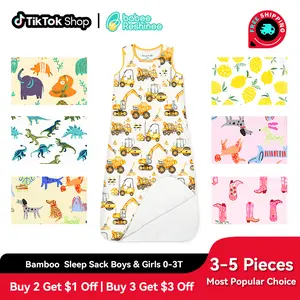 babee Reshinee 1.0 Tog Bamboo Viscose Baby Sleep Sack Wearable Blanket,2 Way Zipper with Zipper Garage & Full Open Design for Easy Diaper Change,Breathable Infant Toddler Pajamas for 69 73°F (21 23°C),Valentine's Day gift