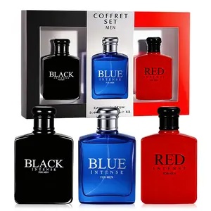 3-Piece Set,Men's Eau De Toilette Spray, Long-Lasting Perfume,Cologne Masculine Fragrance, With 3 Different Scent Perfect For Dating, Daily Life, Parties, Gift Giving And Various Festivals