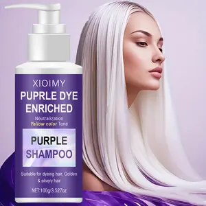 Shampoo 100g, Deep Cleansing & Moisturizing, Neutralizes Hues, Brightening Effect, Suitable for Blonde, Silver Color Hair Care