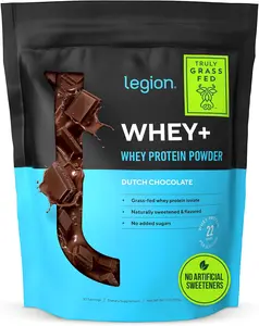 Legion Whey+ Protein Isolate Powder Dietary Supplement - 30 Servings