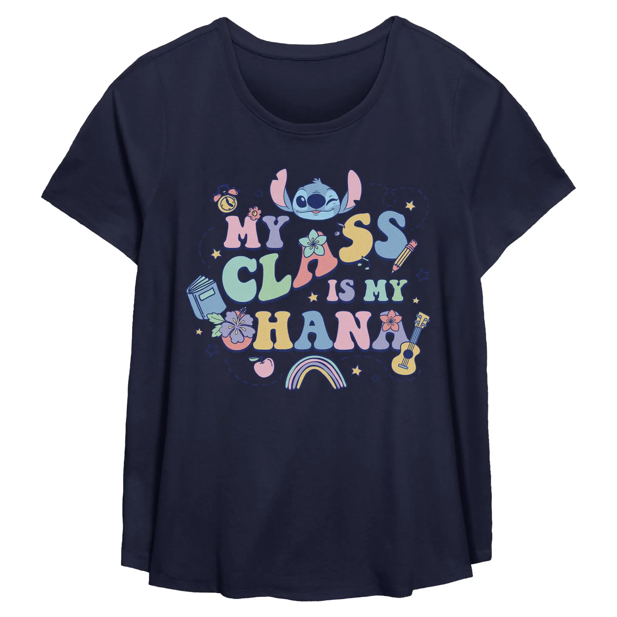 Lilo & Stitch My Class Is My Ohana Womens T Shirt