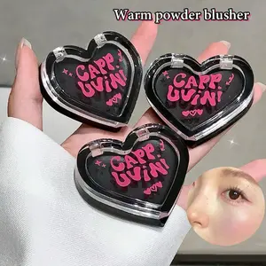 Crystal Magic Dark Blush, temperature-changing moisture-protecting, suitable for cheeks and lips, lightweight and water-resistant facial makeup, presenting a bright and moist lustrous effect.