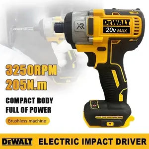 Dewalt DCD887 20V Lithium-Ion Brushless Cordless Impact Drill & Screwdriver with 6.0 AH Battery and Charger for DIY & Professionals