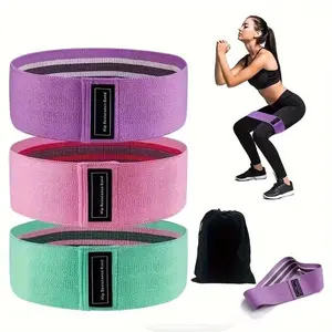 Summer Exercise Resistance Loop Bands, 3 Counts/set Stretch Squat Resistance Bands, Yoga Stretch Bands, Gym Exercise Equipment for Home Workout, Workout Accessories, Fitness Training Band